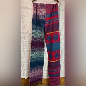 Set of 2 Colorful Patterned Scarves